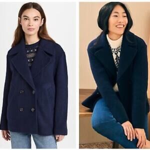 Faherty Atlantic Knit Peacoat Navy L